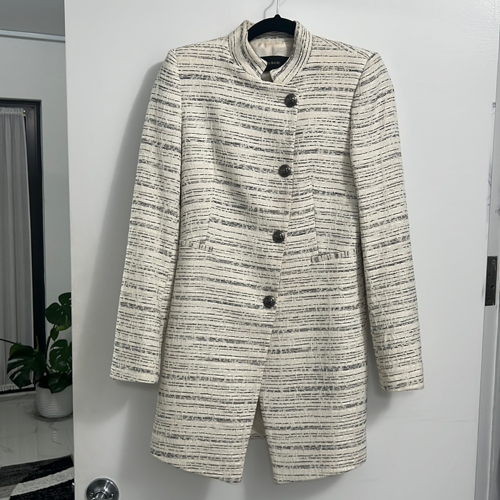 Zara Basic Tweed Coat